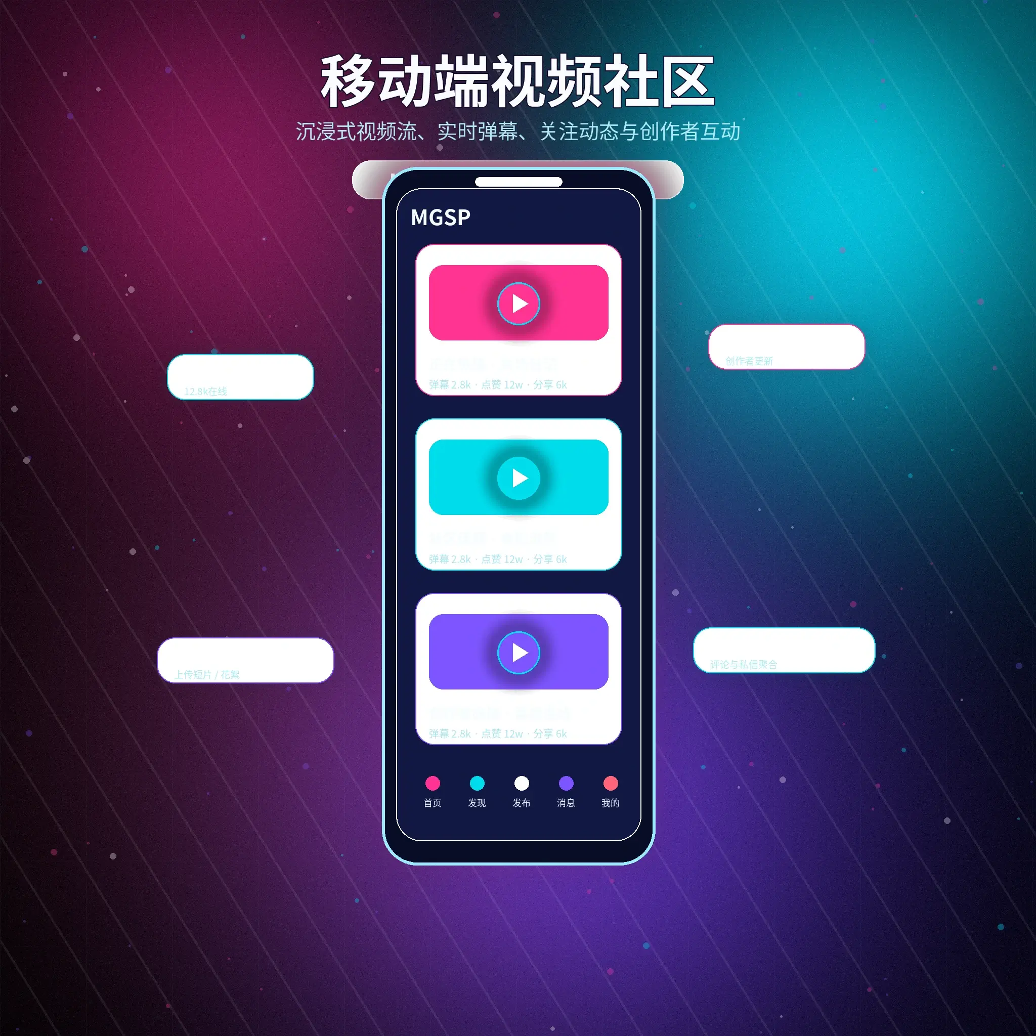 蘑菇视频移动端APP服务与资料管理